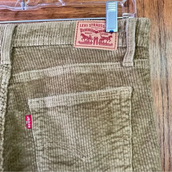 Levi's Women’s Corduroy Pants in Tan - Picture 7 of 11